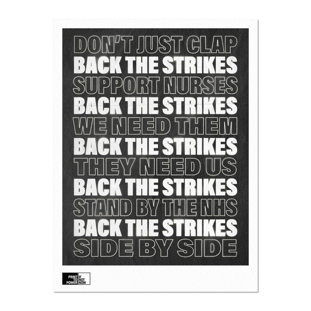 Don't Just Clap | NHS Art Print